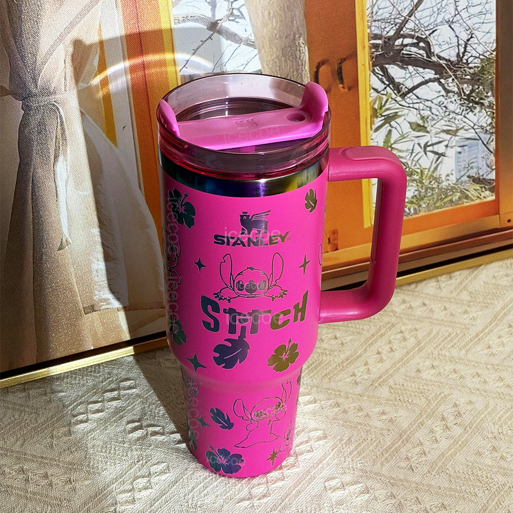 40oz Stitch Stainless Steel Vacuum Insulated Tumbler 🚢Free Shipping🚢
