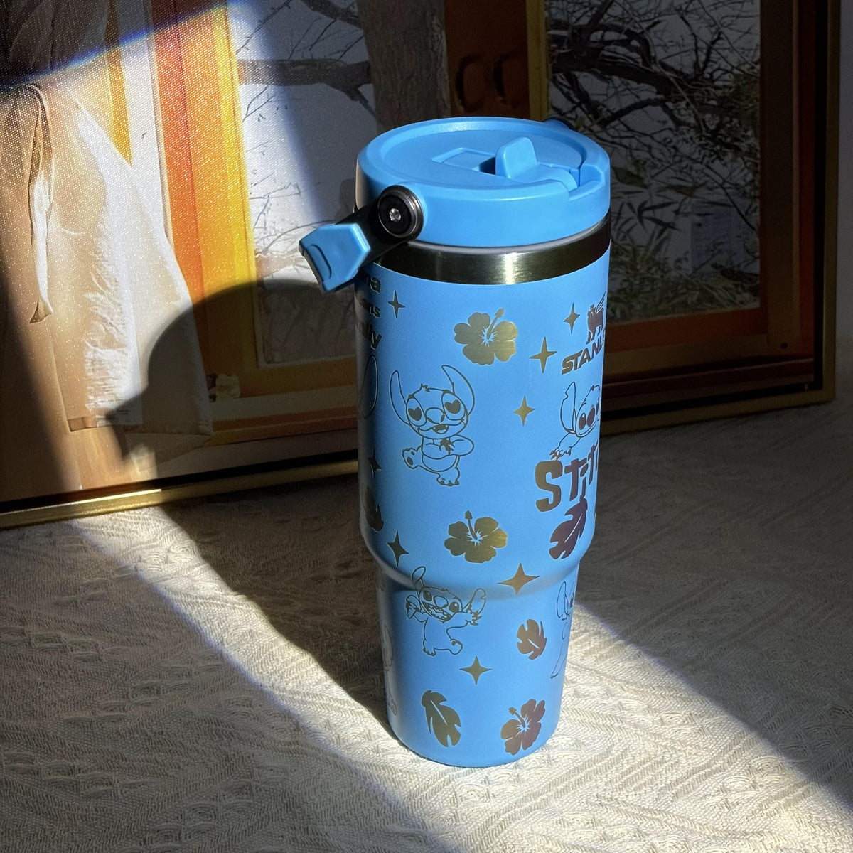 40oz Stitch Stainless Steel Vacuum Insulated Tumbler 🚢Free Shipping🚢