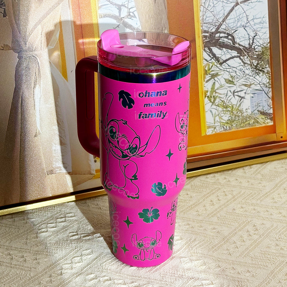 40oz Stitch Stainless Steel Vacuum Insulated Tumbler 🚢Free Shipping🚢