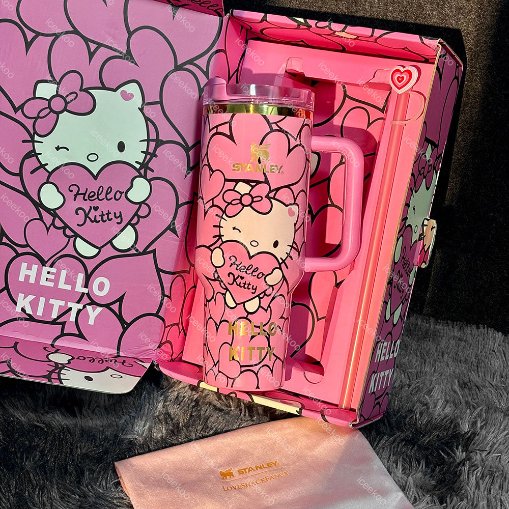 40oz Pink Kitty Tumbler 🚢Free Shipping🚢