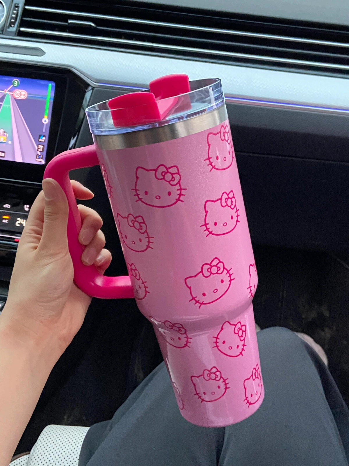 40oz Hello Kitty Stainless Steel Vacuum Insulated Tumbler 🚢Free Shipping🚢