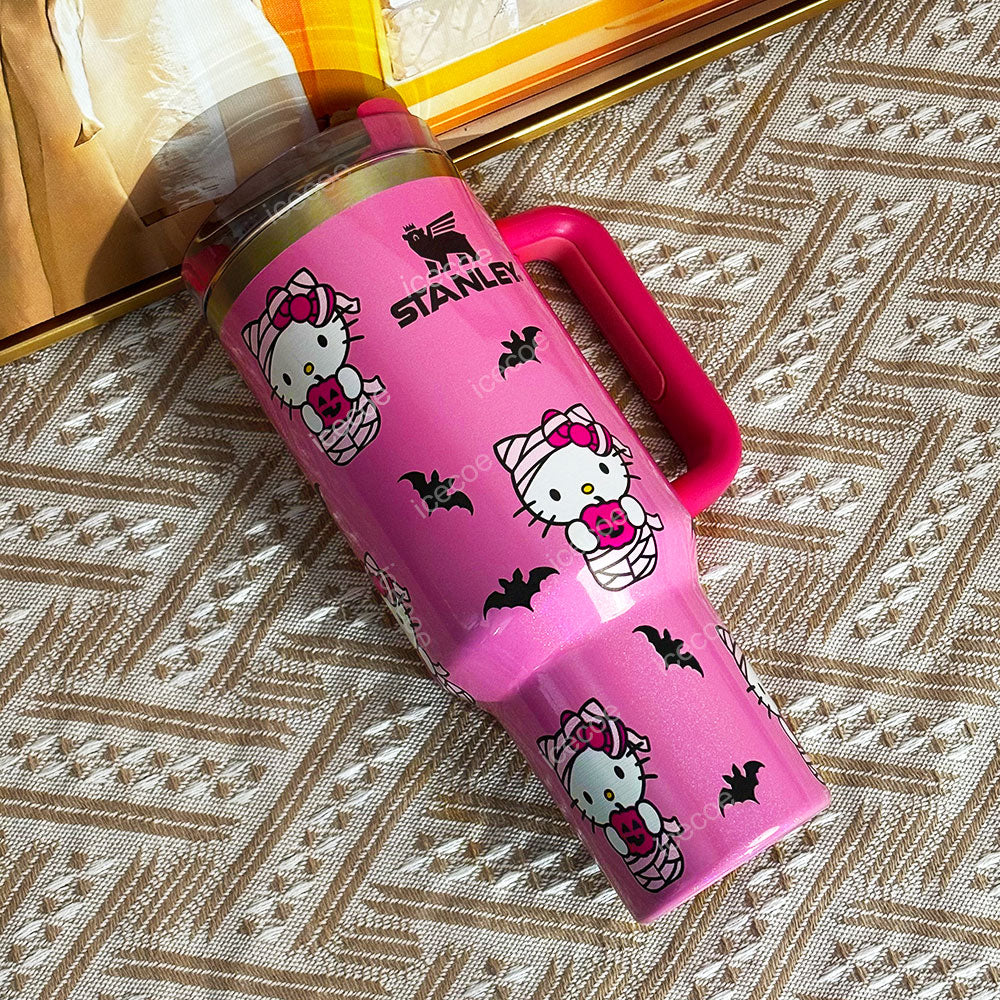 Halloween Style 40oz Kitty Tumbler