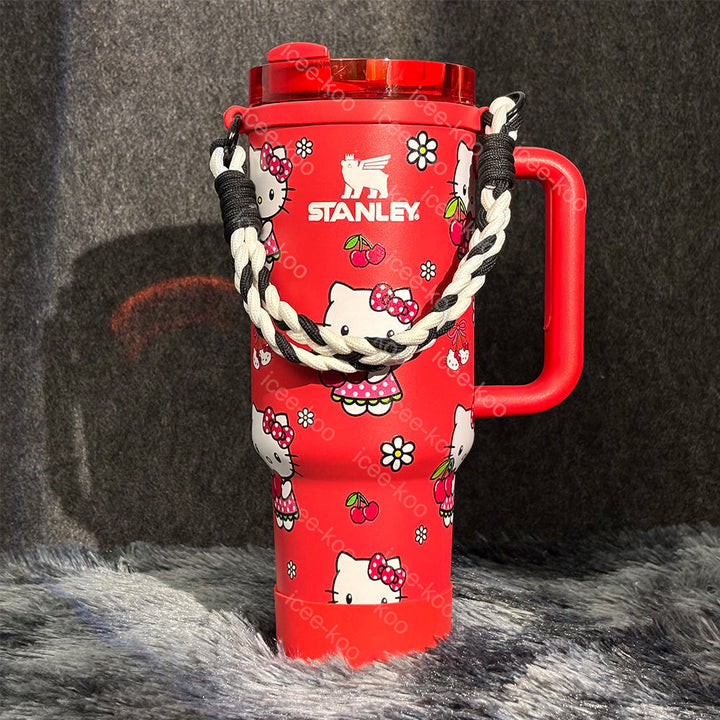 Cherry Kitty Tumbler with Accessories — 40 oz