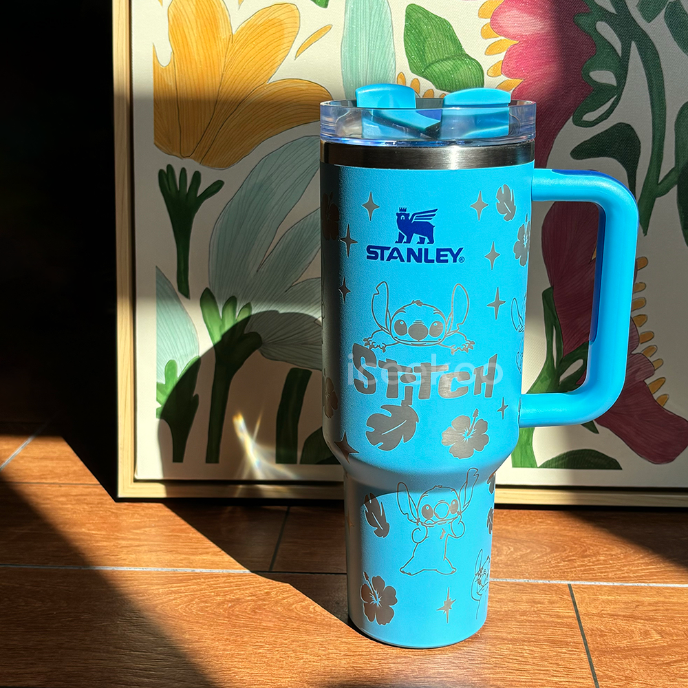 40oz Stitch Stainless Steel Vacuum Insulated Tumbler 🚢Free Shipping🚢