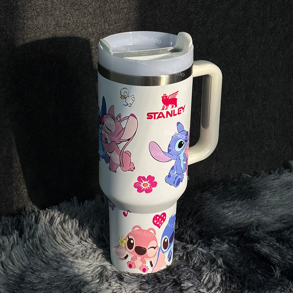 40oz Stitch Stainless Steel Vacuum Insulated Tumbler 🚢Free Shipping🚢