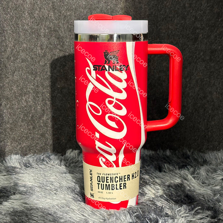 Coke-Inspired Tumbler — 40 oz