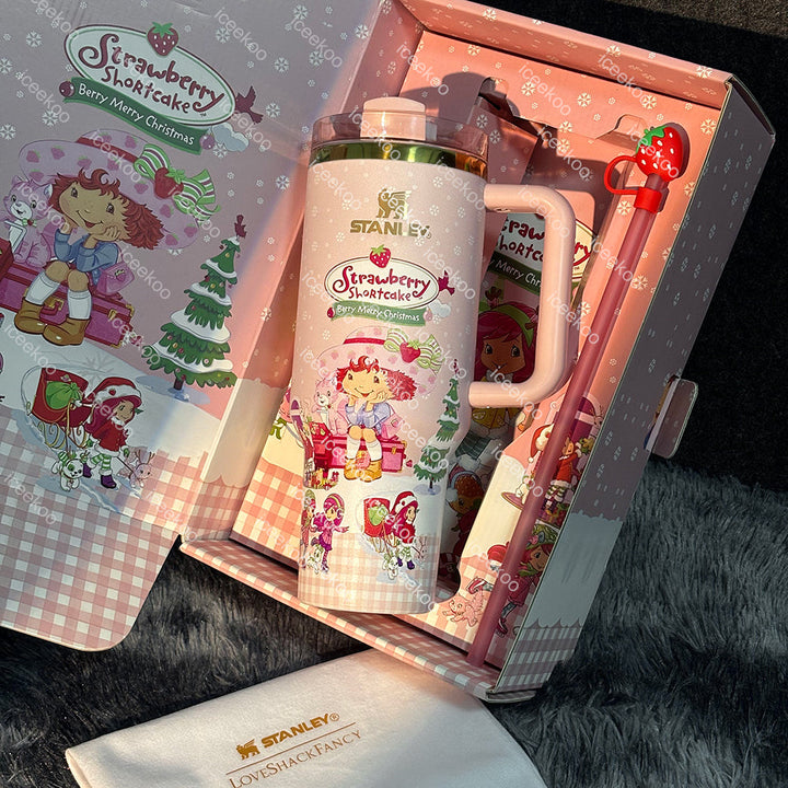 Strawberry Shortcake Tumbler with Gift Box — 40 oz