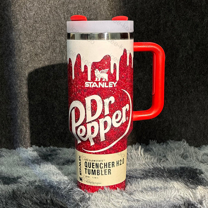 Dr-Inspired Tumbler — 40 oz, Classic & Floral Designs