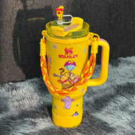 Yellow Winnie the Pooh Tumbler with Accessories — 40 oz