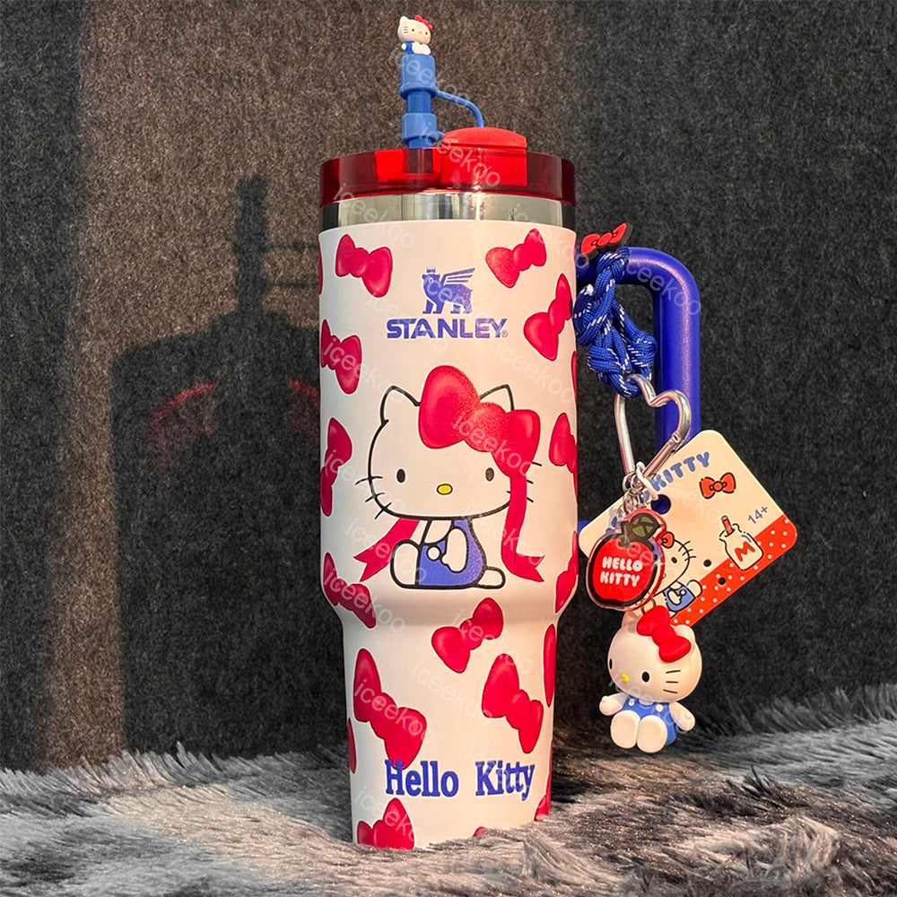 🦋Bow Kitty 40oz Tumbler 💕Includes Accessories💕
