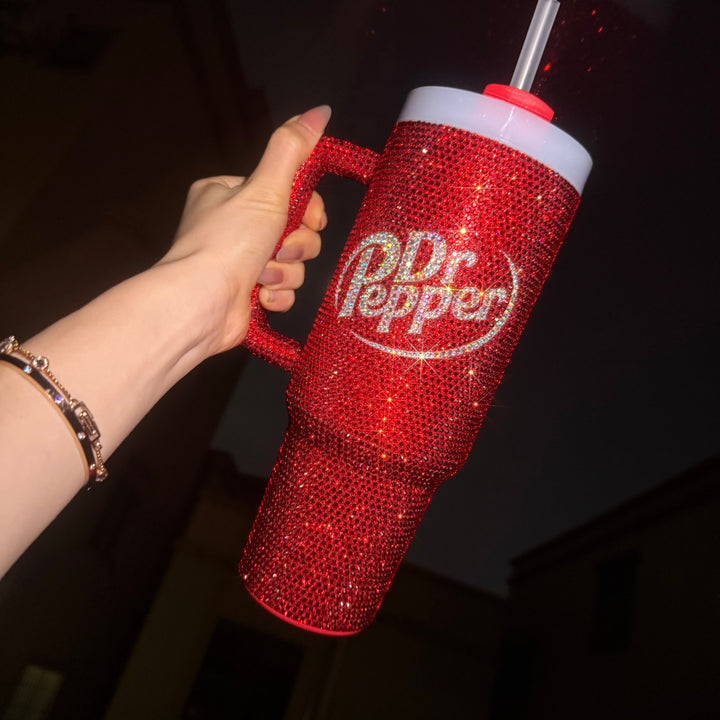 Dr-Inspired Sparkle Tumbler — 40 oz, Two Designs