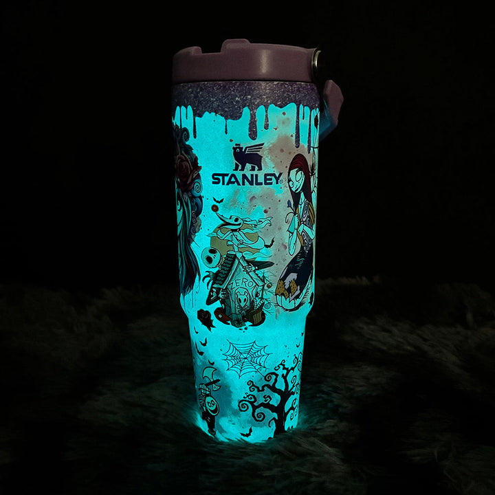 Sally & Jack Skellington Tumbler — 30 oz