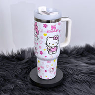 White Sanrio Vacuum-Insulated Tumbler — 40 oz