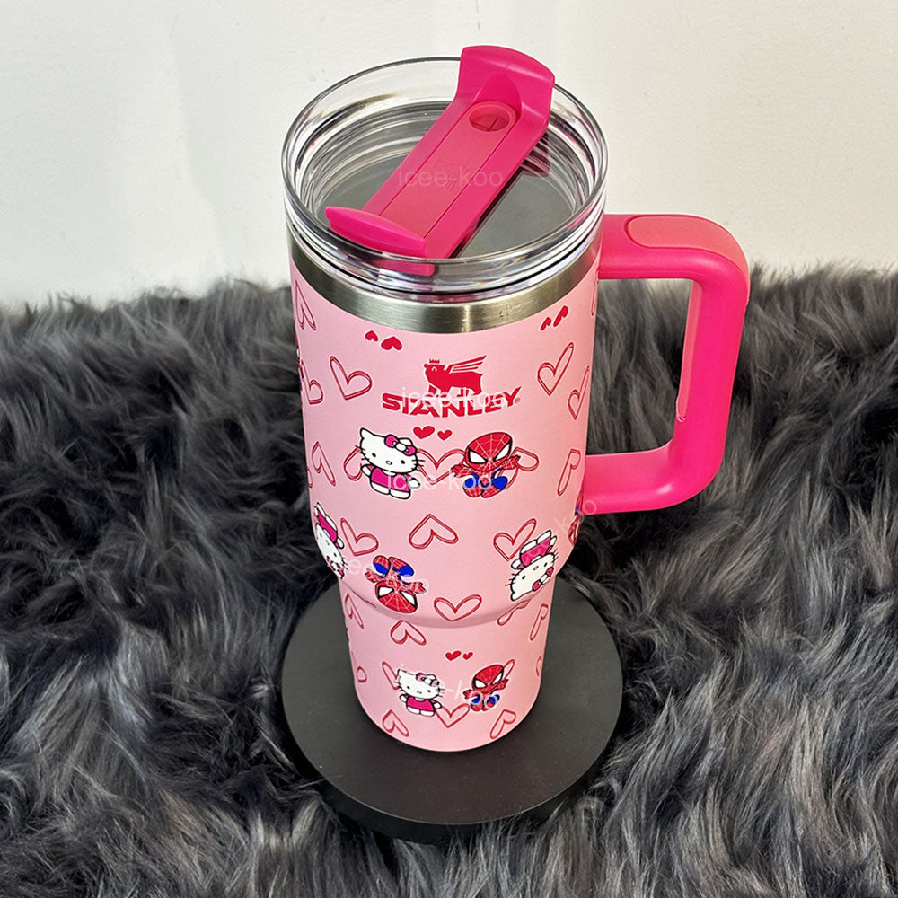 40oz Spidey and Kitty Tumbler 🚢Free Shipping🚢