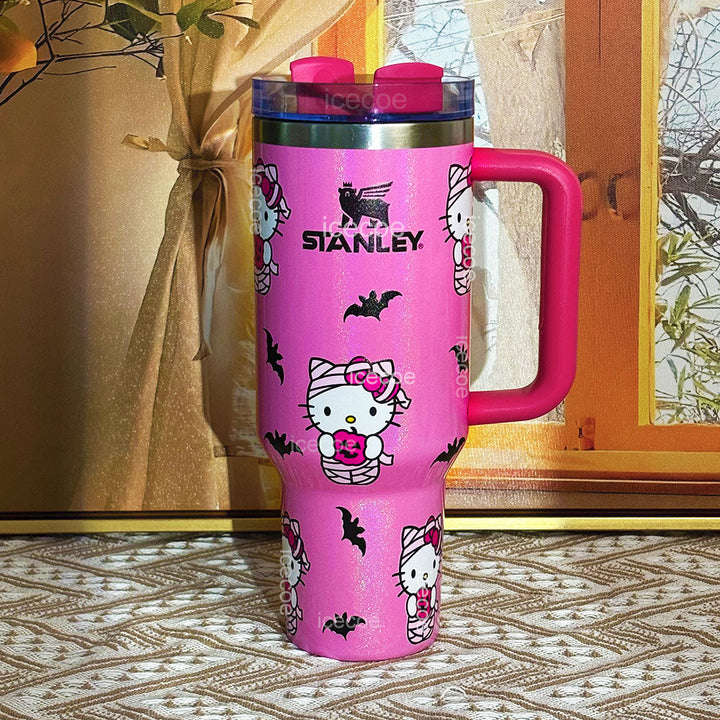 Halloween Kitty Tumbler — 40 oz